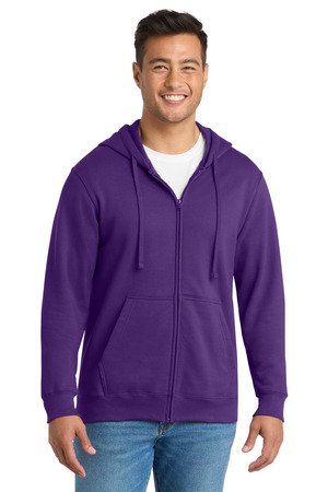 Port & Co Fan Favorite Fleece Full-Zip Hooded Sweatshirt. PC850ZH - Image 10