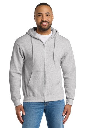 Port & Co Essential Fleece Full-Zip Hooded Sweatshirt. PC90ZH - Image 5