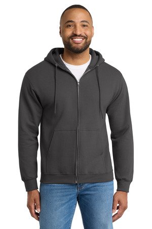 Port & Co Essential Fleece Full-Zip Hooded Sweatshirt. PC90ZH - Image 6