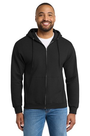 Port & Co Essential Fleece Full-Zip Hooded Sweatshirt. PC90ZH - Image 9
