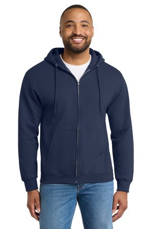 Port & Co Essential Fleece Full-Zip Hooded Sweatshirt. PC90ZH - Image 2