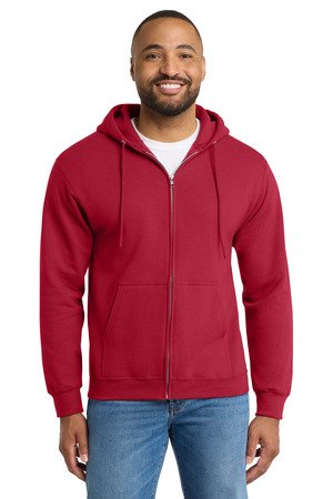 Port & Co Essential Fleece Full-Zip Hooded Sweatshirt. PC90ZH - Image 3