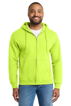 Port & Co Essential Fleece Full-Zip Hooded Sweatshirt. PC90ZH - Image 8