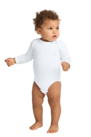 Rabbit Skins Infant Long Sleeve Jersey Bodysuit RS4421 - Image 3