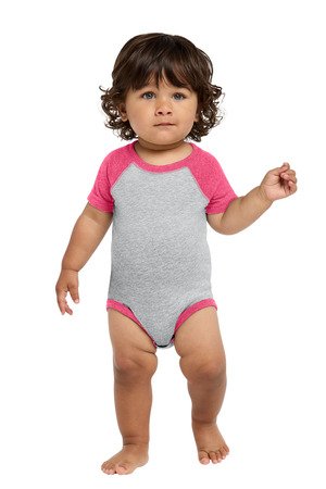 Rabbit Skins Infant Baseball Fine Jersey Bodysuit. RS4430