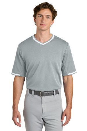 Sport-Tek Tough Mesh V-Neck Baseball Jersey ST221 - Image 4