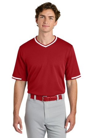 Sport-Tek Tough Mesh V-Neck Baseball Jersey ST221 - Image 6