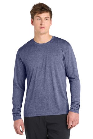 Sport-Tek Long Sleeve Heather Contender Tee. ST360LS - Image 2