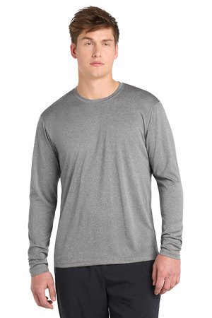 Sport-Tek Long Sleeve Heather Contender Tee. ST360LS - Image 4