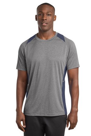 Sport-Tek Heather Colorblock Contender Tee. ST361 - Image 6