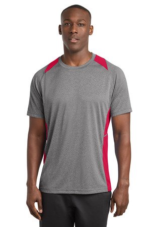 Sport-Tek Heather Colorblock Contender Tee. ST361 - Image 7