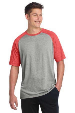 Sport-Tek PosiCharge Tri-Blend Wicking Raglan Tee. ST400 - Image 15
