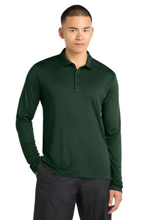 Sport-Tek Posi-UV Pro Long Sleeve Polo. ST520LS - Image 4