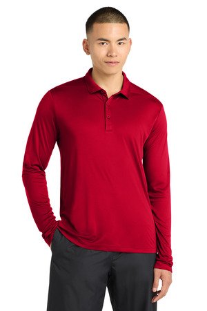 Sport-Tek Posi-UV Pro Long Sleeve Polo. ST520LS - Image 8