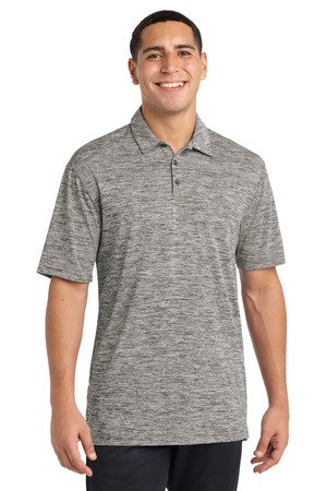 Sport-Tek PosiCharge Electric Heather Polo. ST590