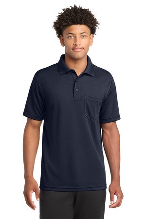 Sport-Tek PosiCharge RacerMesh Pocket Polo. ST640P - Image 3