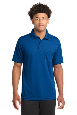 Sport-Tek PosiCharge RacerMesh Pocket Polo. ST640P - Image 5
