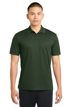 Sport-Tek Micropique Sport-Wick Pocket Polo. ST651 - Image 2