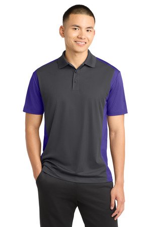 Sport-Tek Colorblock Micropique Sport-Wick Polo. ST652 - Image 4