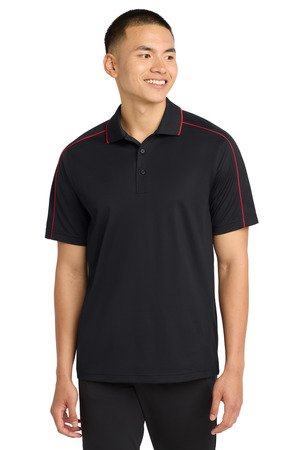 Sport-Tek Micropique Sport-Wick Piped Polo. ST653 - Image 3