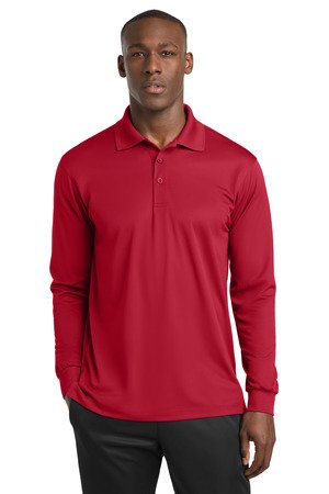Sport-Tek Long Sleeve Micropique Sport-Wick Polo. ST657 - Image 9