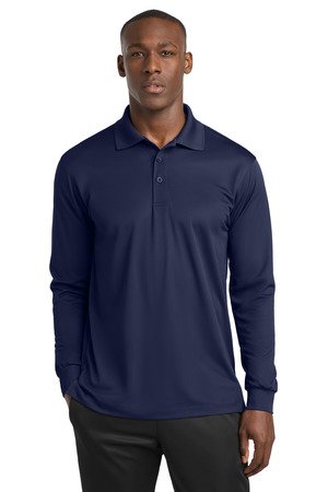 Sport-Tek Long Sleeve Micropique Sport-Wick Polo. ST657 - Image 4