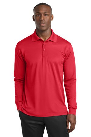 Sport-Tek Long Sleeve Micropique Sport-Wick Polo. ST657 - Image 5
