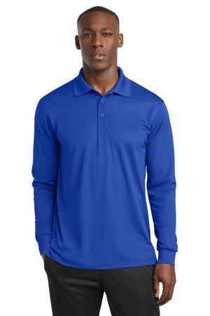 Sport-Tek Long Sleeve Micropique Sport-Wick Polo. ST657 - Image 6