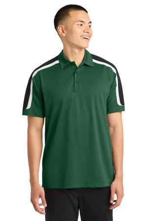 Sport-Tek Tricolor Shoulder Micropique Sport-Wick Polo. ST658 - Image 3