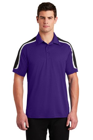 Sport-Tek Tricolor Shoulder Micropique Sport-Wick Polo. ST658 - Image 4