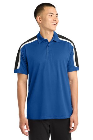 Sport-Tek Tricolor Shoulder Micropique Sport-Wick Polo. ST658 - Image 6