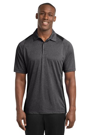 Sport-Tek Heather Colorblock Contender Polo. ST665 - Image 11
