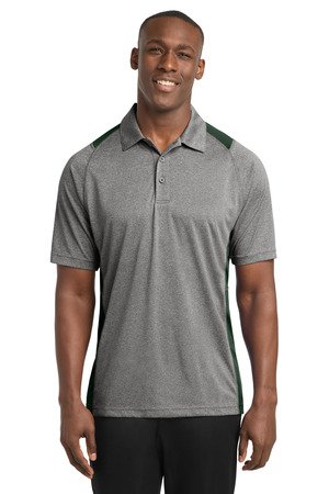 Sport-Tek Heather Colorblock Contender Polo. ST665 - Image 4