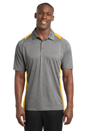 Sport-Tek Heather Colorblock Contender Polo. ST665 - Image 5
