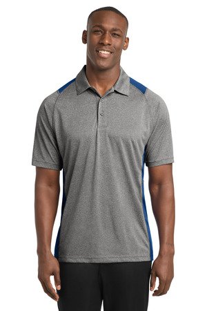 Sport-Tek Heather Colorblock Contender Polo. ST665 - Image 13