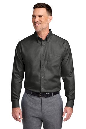 Brooks Brothers Tall Wrinkle-Free Stretch Nailhead Shirt TBB18002 - Image 2