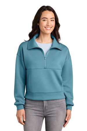 TravisMathew Women's Momentum Shift 1/2-Zip TMA42219 - Image 2