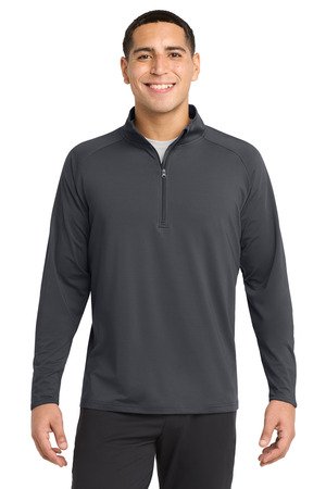 Sport-Tek Tall Sport-Wick Stretch 1/4-Zip Pullover. TST850 - Image 2