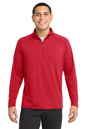 Sport-Tek Tall Sport-Wick Stretch 1/4-Zip Pullover. TST850 - Image 7