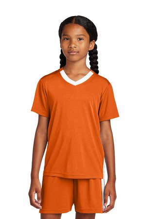 Sport-Tek Youth Competitor United V-Neck YST101 - Image 3