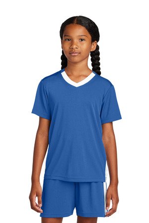 Sport-Tek Youth Competitor United V-Neck YST101 - Image 10