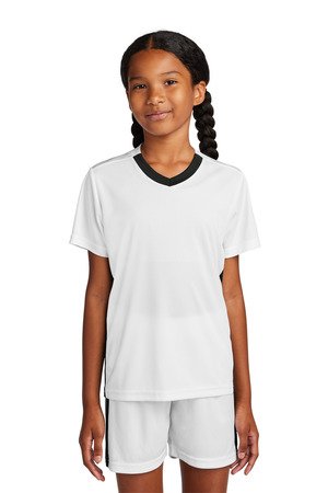 Sport-Tek Youth Competitor United V-Neck YST101 - Image 11