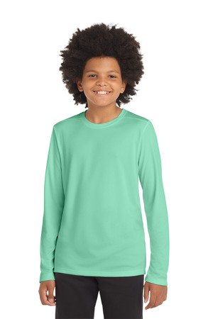 Sport-Tek Youth Posi-UV Pro Long Sleeve Tee. YST420LS - Image 2