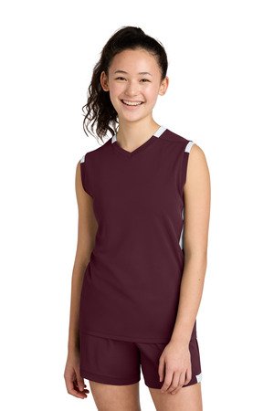 Sport-Tek Youth Club Sleeveless V-Neck YST441 - Image 4