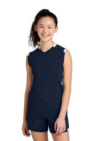 Sport-Tek Youth Club Sleeveless V-Neck YST441 - Image 5
