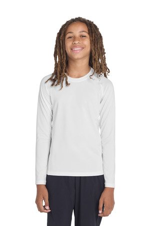 Sport-Tek Youth Long Sleeve Rashguard Tee. YST470LS - Image 5