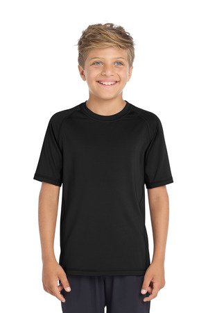 Sport-Tek Youth Rashguard Tee. YST470